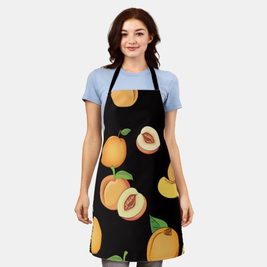 Peach Patroon 5 Schort (Gedragen)