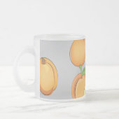 Peach Patroon 6 Matglas Koffiemok (Links)