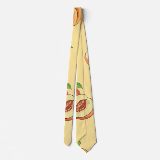 Peach Patroon 7 Stropdas (Achterkant)