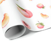 Peach Patroon Cadeaupapier (Rol Hoek)