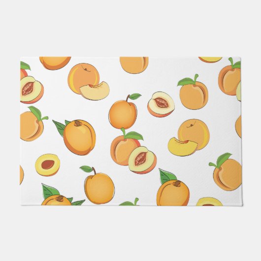 Peach Patroon Deurmat (Voorkant)