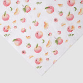 Peach Patroon Tissuepapier (Detail)
