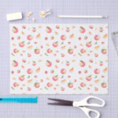 Peach Patroon Tissuepapier (Craft)