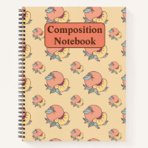 Peach Pattern Composition Notitieboek