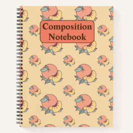 Peach Pattern Composition Notitieboek