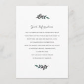 Peach Peonies Wedding Insert Informatiekaartje (Voorkant)