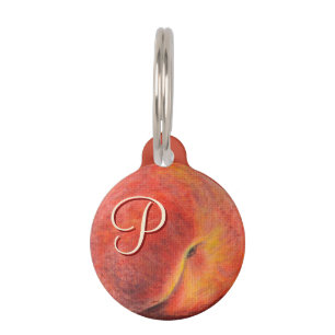 Peach Pet Tag Huisdierpenning