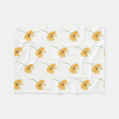 Peach Petal Blanket Fleece Deken (Voorkant (Horizontaal))