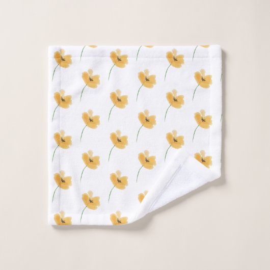 Peach Petal Towel Set Bad Handdoek (Wasdoekje)