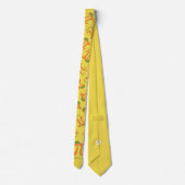 Peach Pi Cute Math Enseignant Pi Day Cravate mascu (Dos)