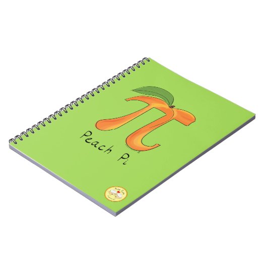 Peach Pi Cute Math Pi Carnet Jour (Côté gauche)