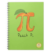 Peach Pi Cute Math Pi Carnet Jour (Devant)