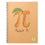 Peach Pi Cute Math Pi Carnet Jour (Devant)