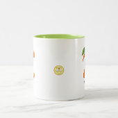 Peach Pi Cute Math Pi Day Café Mug (Centre)