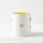 Peach Pi Cute Math Pi Day Café Mug (Centre)