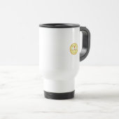 Peach Pi Cute Math Pi Day Café Voyage Mug (Devant droit)