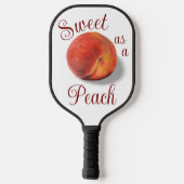Peach Pickleball Paddle (Achterkant)