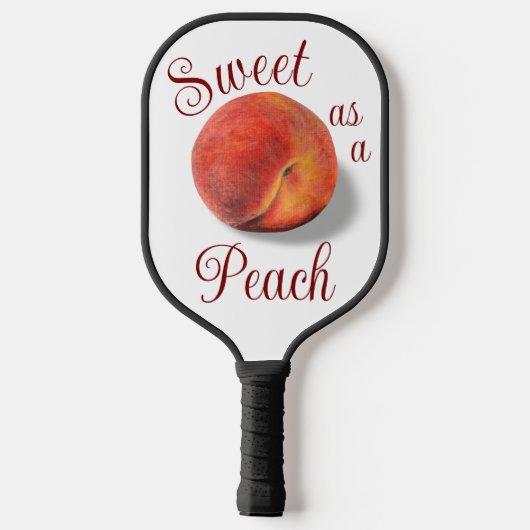 Peach Pickleball Paddle (Achterkant)