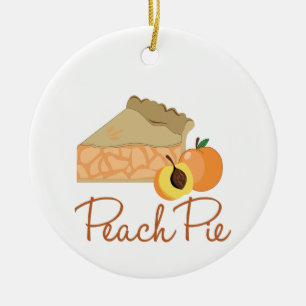 Peach Pie Keramisch Ornament