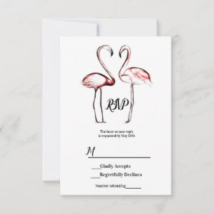 Peach Pink Flamingo Flamingo Zwart Marmer RSVP