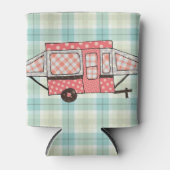 Peach Poka dot Popup Blikjeskoeler (Voorkant)