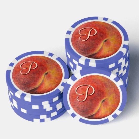 Peach Poker Chips (Opstapeling)