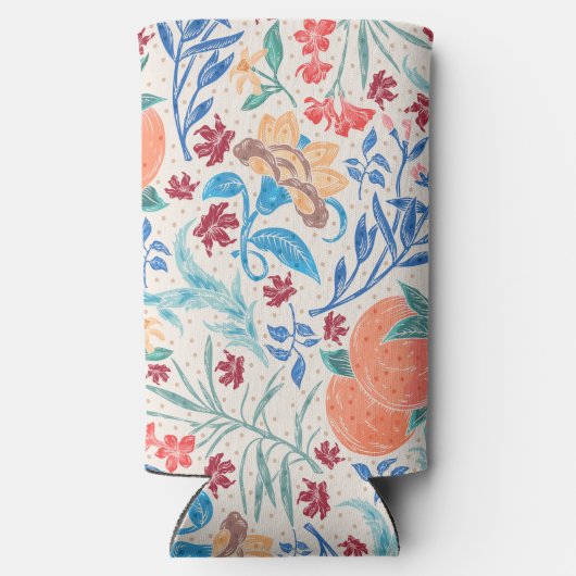 Peach Polka Pattern Monogram (Achterkant)