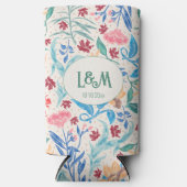 Peach Polka Pattern Monogram (Voorkant)