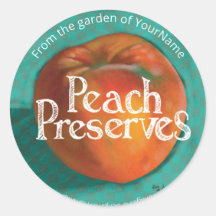 Peach Preserve Ball Canning Étiquette