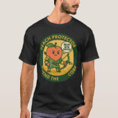 Peach Protector Defend The Core  T-shirt (Voorkant)