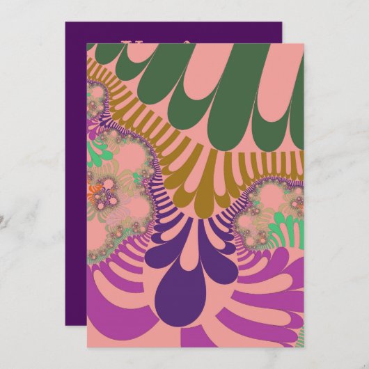 Peach Rainbow Mod Kaart (Voorkant / Achterkant)