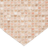 Peach Roos Blush Gold Glitter Mermaid       Tafelkleed (Gekanteld)