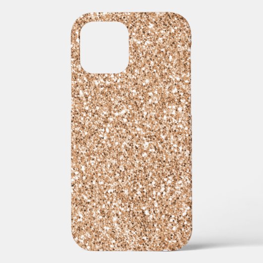 Peach Roos Gold Blush Glitter Glitz    Case-Mate iPhone Case (Achterkant)