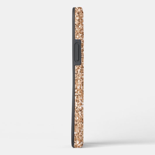 Peach Roos Gold Blush Glitter Glitz    Case-Mate iPhone Case (Achterkant / Rechts)