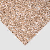 Peach Roos Gold Blush Glitter Glitz Tissuepapier (Detail)