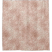 Peach Roos Gold Blush roze Glitz-leopardprinter Douchegordijn (Voorkant)