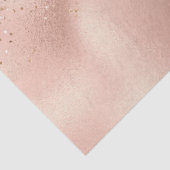 Peach Roos Gold Glitzy Glitter      Tissuepapier (Detail)