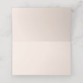 Peach Rose - Cartes de place vides (Intérieur déplié)