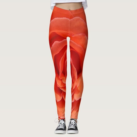 Peach Rose Leggings (Devant)