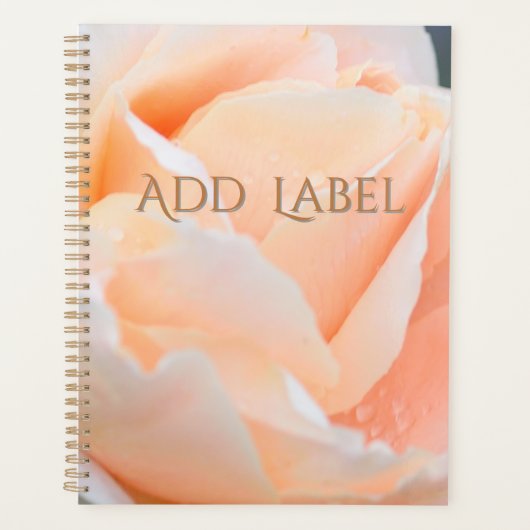 Peach Rose Personal Planner (Devant)