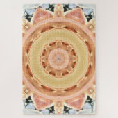 Peach Rosette Puzzle (Vertical)