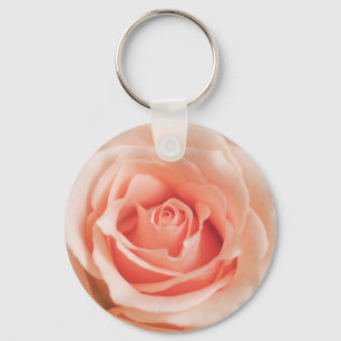 Peach roze roze achtergrond Gepersonaliseerd Sjabl Sleutelhanger