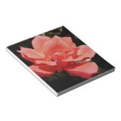 Peach Roze roze bloem Notitieblok (Schuin)