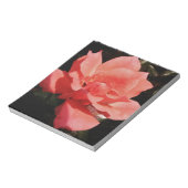  Peach Roze roze bloem Notitieblok (Gedraaid)