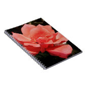  Peach Roze roze bloem Notitieboek (Rechterzijde)