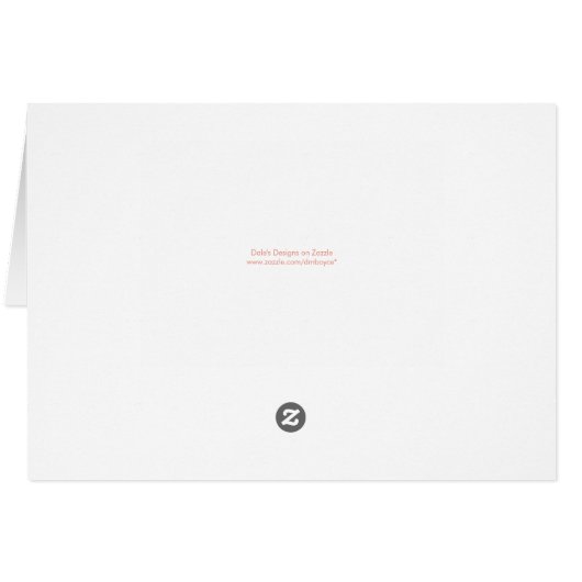 Peach roze White Floral Alphabet Weddenschap Dank  (Achterkant Horizontaal)