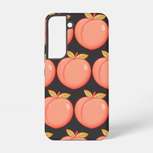 Peach Samsung Galaxy iPhone Case Hoesje (Achterkant)