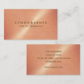 Peach Sheen Visitekaartje (Voorkant / Achterkant)