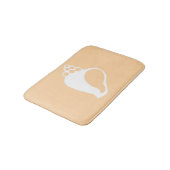 Peach Shell Bathroom Mat. Badmat (Gekanteld)