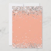 Peach Silver 2e verjaardag Kaart (Achterkant)